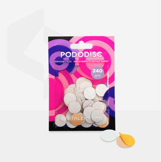 Staleks White Refill Pads For Pododisc S 240 grit (50 pc) By Fay