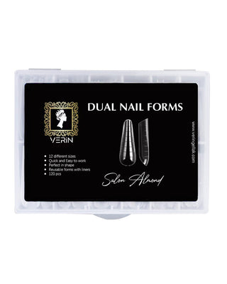 Dual Nail Forms Salon Almond Verin Nails