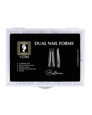 Dual Nail Forms Ballerina Verin Nails