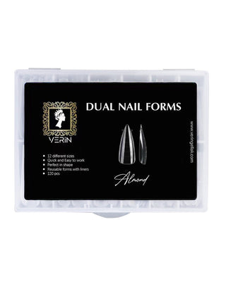 Dual Nail Forms Almond Verin Nails