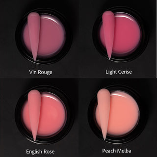 Unique Gel Peach Melba Verin Nails