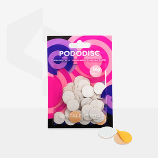 Staleks White Refill Pads For Pododisc S 180 grit (50 pc) By Fay