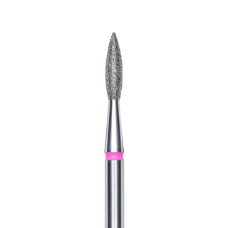 Staleks Diamond Frees Bit Flame Sharp Red 2.1mm (Manicure Pedicure) By Fay