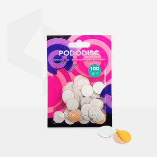 Staleks White Refill Pads For Pododisc S 100 grit (50 pc) By Fay