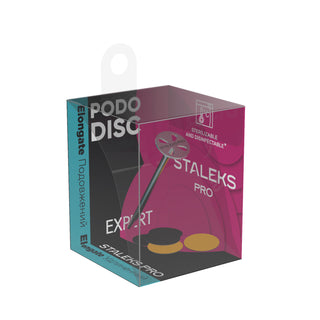 Staleks Pro Extended Pododisc XS 10 mm + Podo file 180 Grit 5 Pcs By Fay